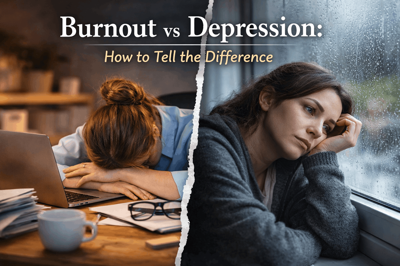 Burnout vs Depression: How to Tell the Difference (and Why It Matters)