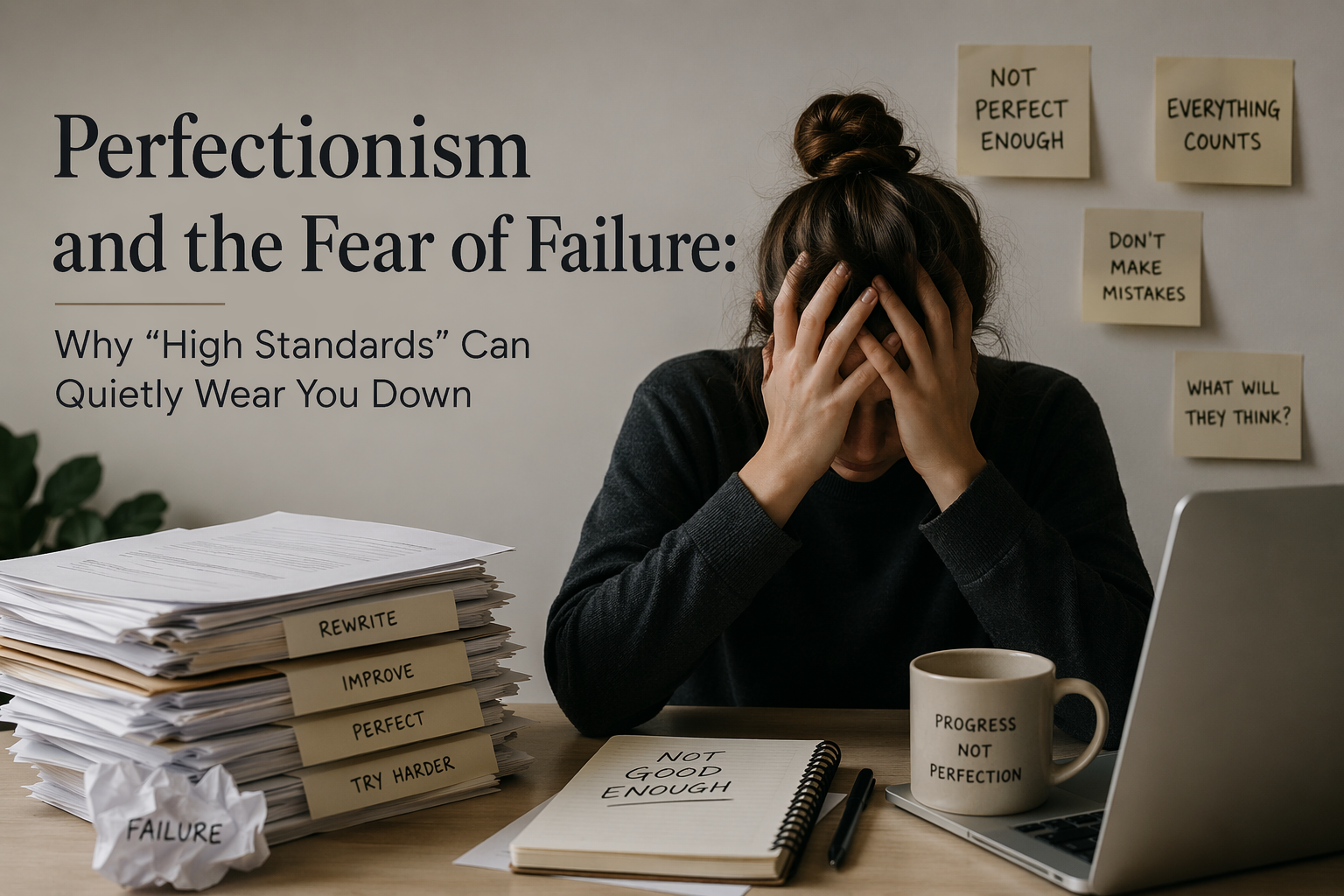 Perfectionism and the Fear of Failure: Why "High Standards" Can Quietly Wear You Down